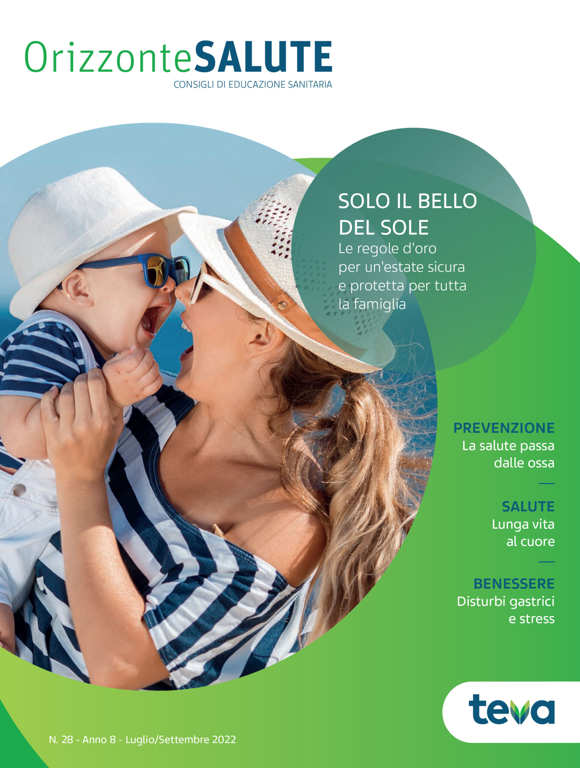 ORIZZONTE SALUTE è la rivista trimestrale di educazione sanitaria promossa da Teva Italia.